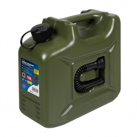 TANICA MILITARE C/TRAVASATORE 10L IN HDPE