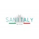 SANITALY Piantana con distributore automatico gel a fotocellula 0,5 litri,struttura realizzata in acciaio inox 304 satinato, bas