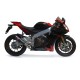 SCARICO GPR APRILIA TUONO 1000 V4 R-STD 2011/14 SCARICO OMOLOGATO CON RACCORDO GPE ANN. POPPY