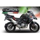 SCARICO GPR BENELLI TRK 502 X 2017/20 E4 SCARICO OMOLOGATO CON RACCORDO FURORE EVO4 NERO