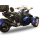 SCARICO GPR CAN AM SPYDER 1000 GS 2007/09 SCARICO OMOLOGATO CATALIZZATO CON RACCORDO GPE ANN. POPPY