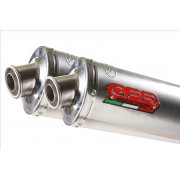 SCARICO GPR DUCATI MONSTER S2R 800 2004/07 DOPPIO SCARICO OMOLOGATO SEMICOMPLETO INOX TONDO / ROUND