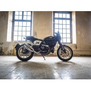 SCARICO GPR DUCATI SCRAMBLER 800 2015/16 COPPIA SCARICHI OMOLOGATI CATALIZZATI CON RACCORDO DEEPTONE INOX