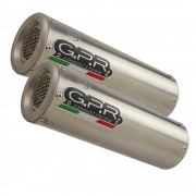 SCARICO GPR DUCATI HYPERMOTARD 1100 & EVO 2007/12 COPPIA SCARICHI OMOLOGATI CON RACCORDO M3 INOX 