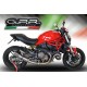 SCARICO GPR DUCATI MONSTER 1200 S/R 2017/20 E4 SCARICO OMOLOGATO CATALIZZATO CON RACCORDO M3 TITANIUM NATURAL