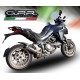 SCARICO GPR DUCATI MULTISTRADA 1260 2018/20 E4 SCARICO OMOLOGATO CON RACCORDO M3 TITANIUM NATURAL