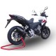 SCARICO GPR HONDA CB 500 X 2013/15 SCARICO OMOLOGATO CON RACCORDO FURORE NERO