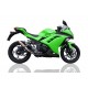 SCARICO GPR KAWASAKI NINJA 300 R 2012/16 E3 SCARICO OMOLOGATO CON RACCORDO DEEPTONE INOX