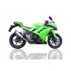 SCARICO GPR KAWASAKI NINJA 300 R 2012/16 E3 SCARICO OMOLOGATO CON RACCORDO GPE ANN. TITAIUM