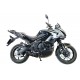 SCARICO GPR KAWASAKI VERSYS 650 2017/20 E4 SCARICO COMPLETO OMOLOGATO E CATALIZZATO FURORE EVO4 NERO