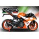 SCARICO GPR KTM RC 125 2017/20 E4 SCARICO OMOLOGATO CON RACCORDO FURORE EVO4 NERO