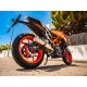 SCARICO GPR KTM RC 125 2017/20 E4 SCARICO OMOLOGATO CON RACCORDO M3 TITANIUM NATURAL