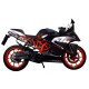 SCARICO GPR KTM RC 200 2014/16 E3 SCARICO OMOLOGATO CATALIZZATO DEEPTONE INOX