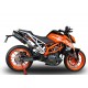 SCARICO GPR KTM DUKE 390 2017/20 E4 SCARICO OMOLOGATO CATALIZZATO CON RACCORDO FURORE EVO4 NERO