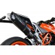 SCARICO GPR KTM DUKE 390 2017/20 E4 SCARICO OMOLOGATO CATALIZZATO CON RACCORDO FURORE EVO4 NERO