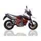 SCARICO GPR KTM LC8 950 ADVENTURE-S 2003/07 COPPIA DI SCARICHI OMOLOGATI FURORE NERO