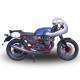 SCARICO GPR MOTO GUZZI V7 (I - II) RACER 2010/16 COPPIA SCARICHI OMOLOGATI CATALIZZATI CON RACCORDO VINTACONE 