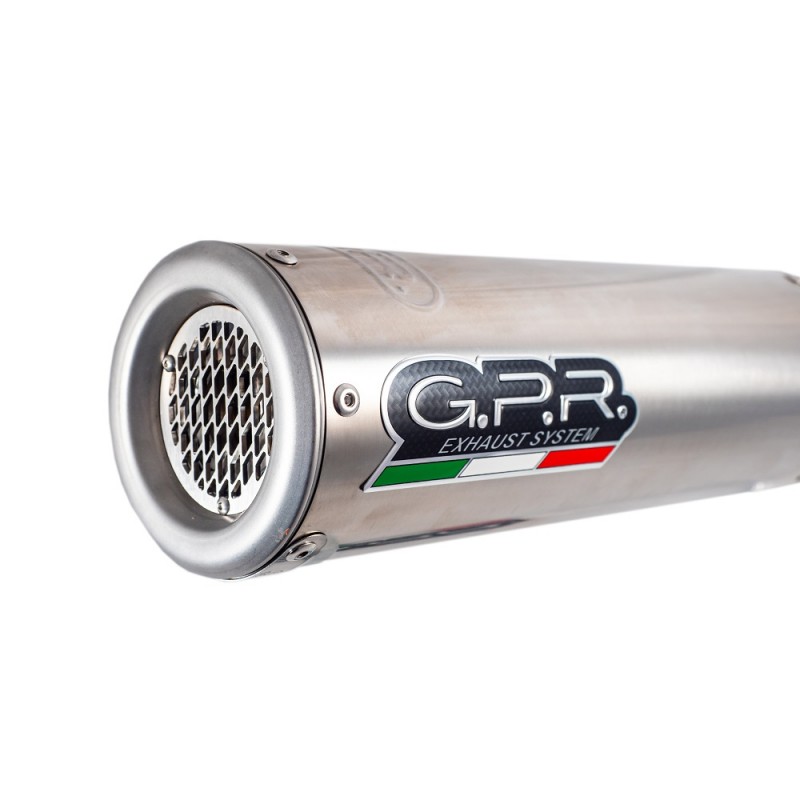 GPR Scarico Moto Guzzi Griso 1200 8V 2007/16 Scarico Omologato Catalizzato  Dual Inox