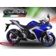 SCARICO GPR YAMAHA YZF-R3 2015/17 E3 SCARICO OMOLOGATO CON RACCORDO GPE ANN. POPPY