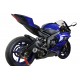 SCARICO GPR YAMAHA YZF R6 2017/20 E4 SCARICO OMOLOGATO CON RACCORDO M3 BLACK TITANIUM