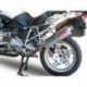 Scarico occasione lievi difetti estetici GPR Bmw R 1200 Gs Adventure 2005/2009 Scarico omologato con raccordo Trioval