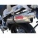 Scarico occasione lievi difetti estetici GPR Moto Guzzi Stelvio 1200 4V 2008/10 Scarico omologato con raccordo Trioval