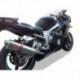 Scarico occasione lievi difetti estetici GPR Yamaha Yzf R6 1999/02 Scarico omologato con raccordo Trioval